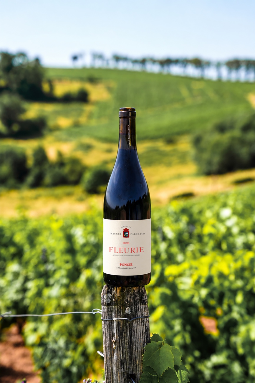 Bouteille de la cuvée Poncié, Fleurie