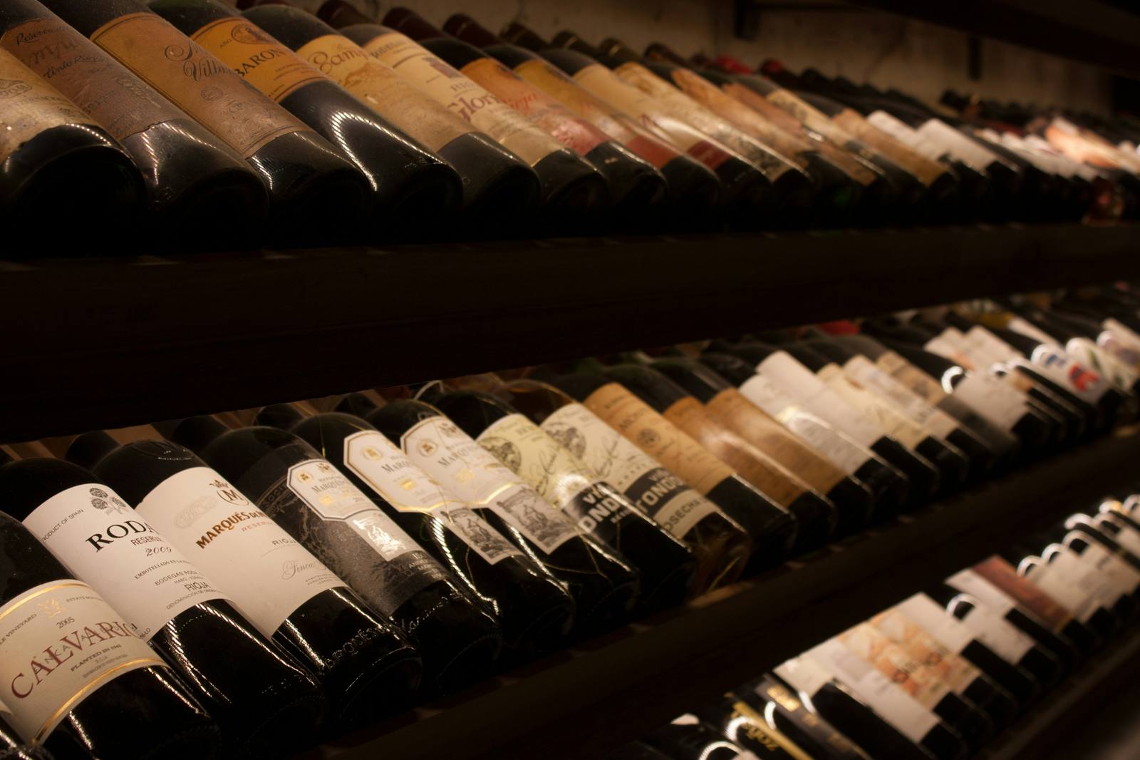 Les vins du domaine en cave